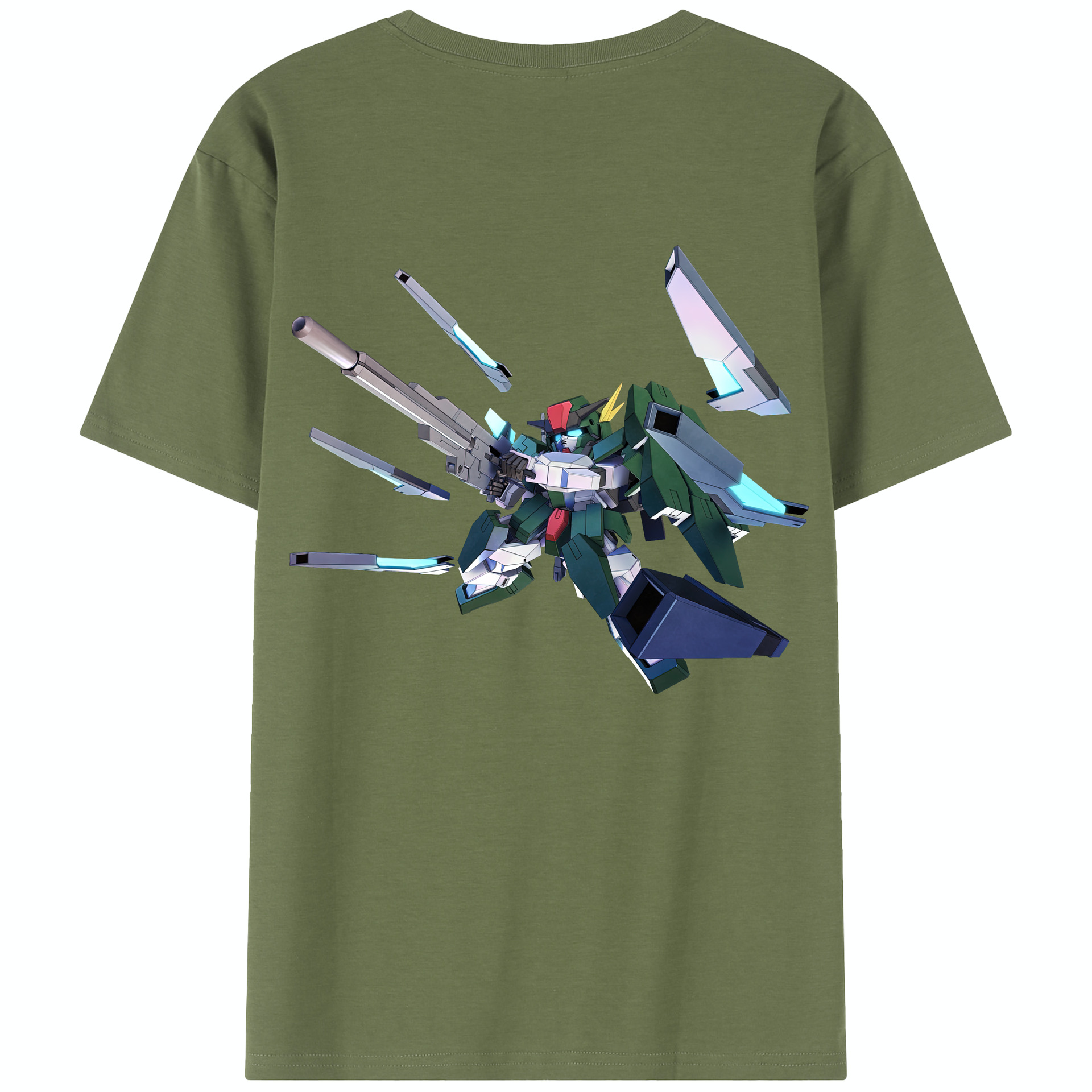 （画像用） 機動戦士ガンダム Mobile Suit Gundam 綿100％半袖Tシャツ（背面プリント）